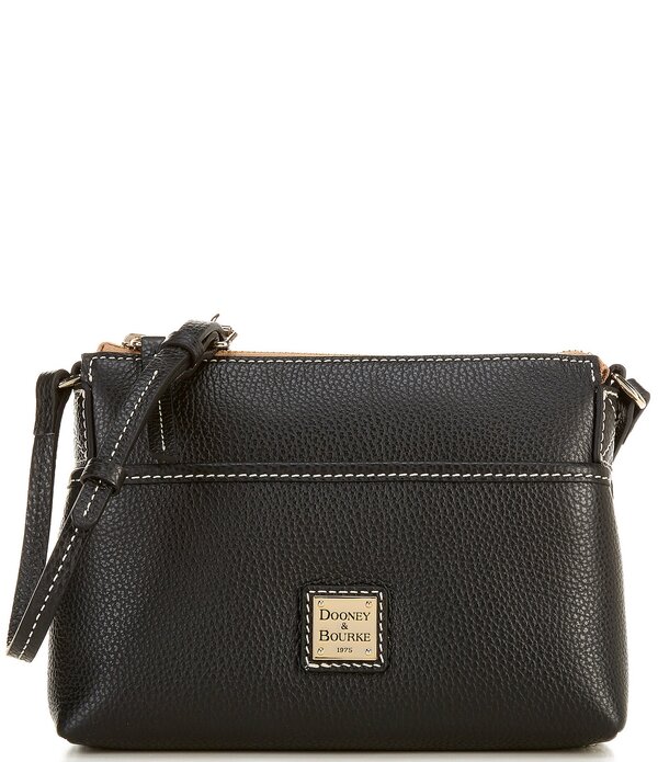 ドーネイアンドバーク レディース バッグ レザー Dooney & Bourke Lucca Leather Ginger Crossbody Bag Black ブラック|ReVida 店