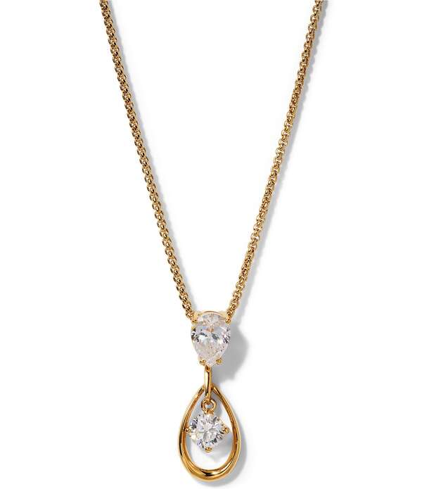 ナディール レディース アクセサリー ネックレス・チョーカー レース Nadrit Girl Pear Drop Short Pendant Necklace Gold ゴールド