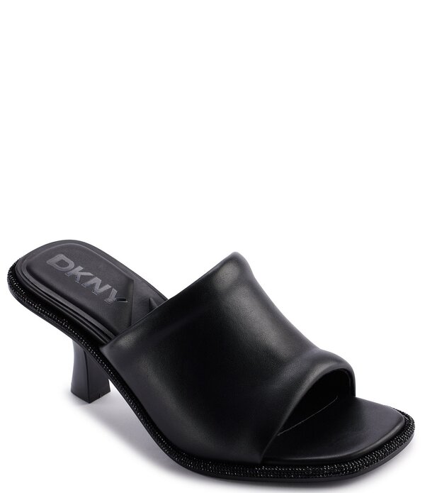 ダナキャラン レディース シューズ サンダル DKNY by Donna Karan Reading Slide Sandals Black ブラック