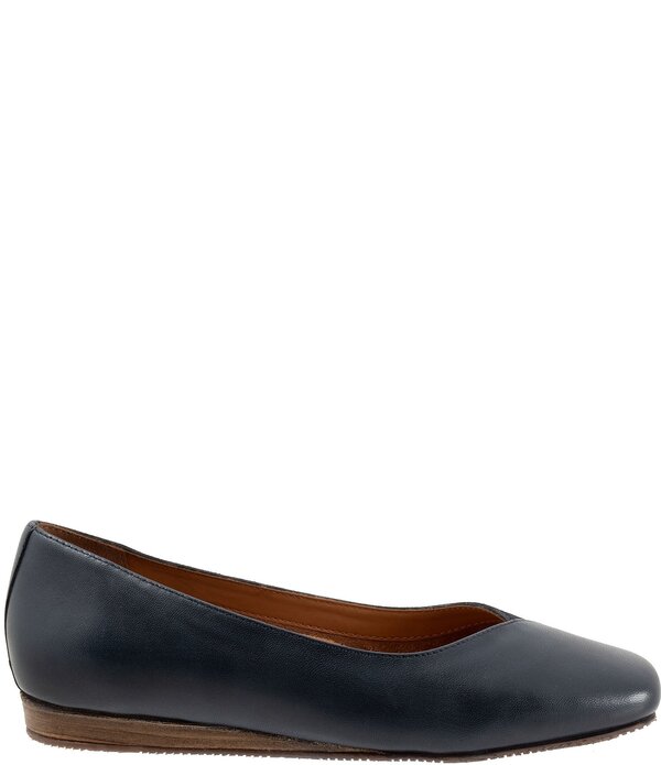 ソフトウォーク レディース シューズ サンダル ミニ スエード レザー SoftWalk Vina Leather and Suede Mini Wedge Slip On Pumps Navy ネイビー 28,470円