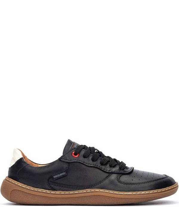 ピコリーノス レディース シューズ スニーカー なめし革 Pikolinos Women\u0027s Aranjuez Perforated Leather Sneakers Black 黒いこと