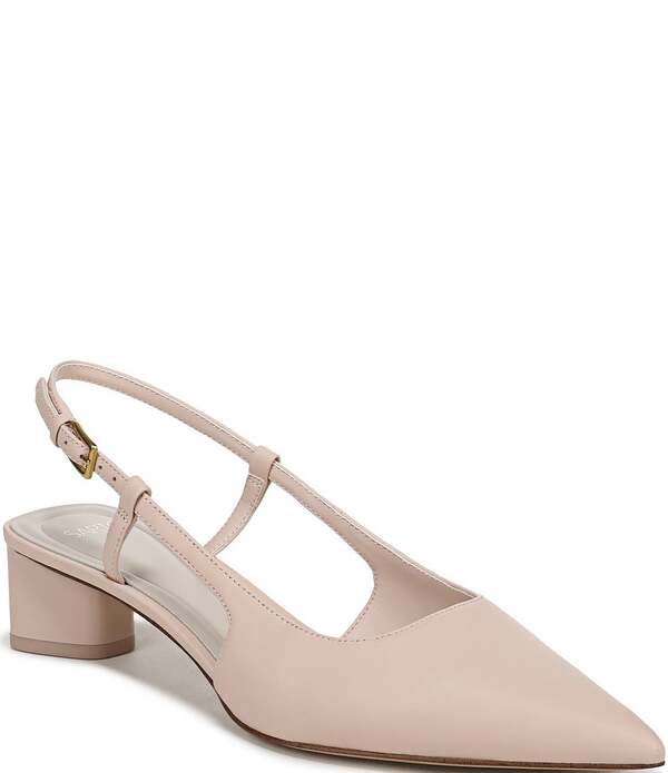 フランコサルト レディース シューズ 踵 なめし革 Sarto by Franco Sarto Amelie Leather Slingback Pumps Blush 毛はらい