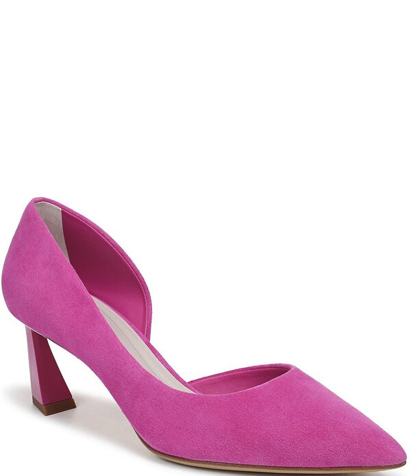 フランコサルト レディース シューズ 踵 スエードクロス Sarto by Franco Sarto Tawny Suede d\u0027Orsay Pumps Pink サクラ色
