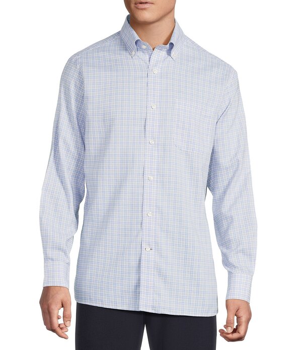ダニエル クレミュ メンズ トップス プルオーバー オックスフォード Daniel Cremieux Signature Label Non-Iron Traditional Plaid Oxford Long Sleeve Woven Shirt Dark Berry 読み合わせる