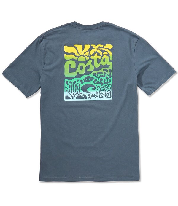 コスタ メンズ トップス プルオーバー Costa Tropical C-Energy Short Sleeve T-Shirt Shark