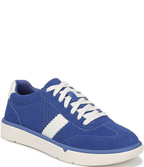 バイオニック レディース シューズ スニーカー スエードクロス スピード競技 Vionicity Walk Suede Lace Up Sneakers Mazarine