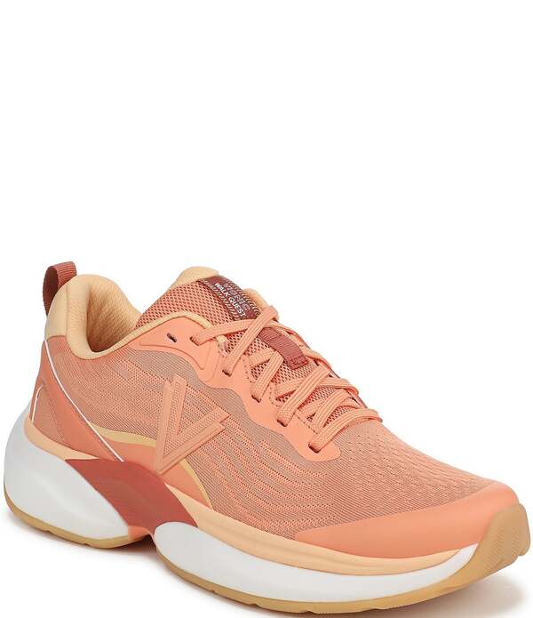 バイオニック レディース シューズ スニーカー 編み物 Vionic Walk Quest Knit Jacquard Performance Walking Sneakershell Coral コーラル