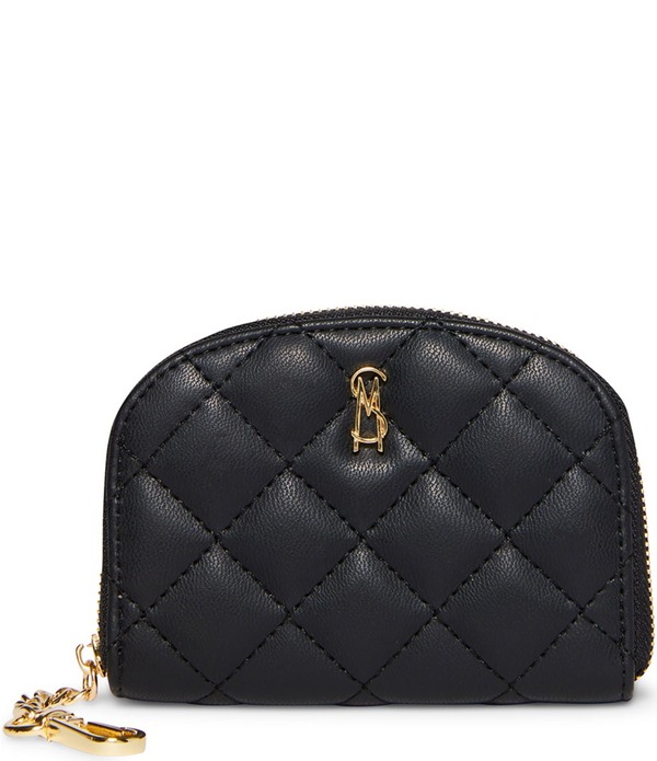 スティーブ マデン レディース アクセサリー 財布 キルティング Steve Madden Dome Quilted Cardholder Black ブラック 8,626円