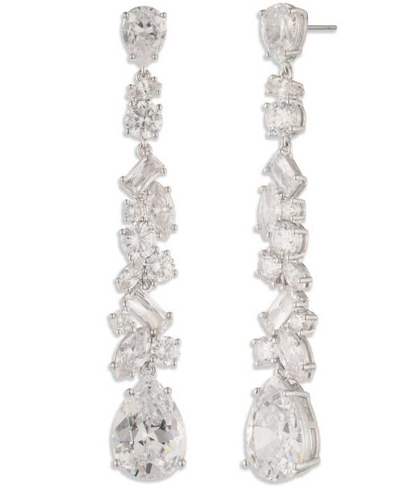 ジバンシー レディース アクセサリー ピアス・イヤリング Givenchy Silver Tone Drama CZ Linearringsilver シルバー
