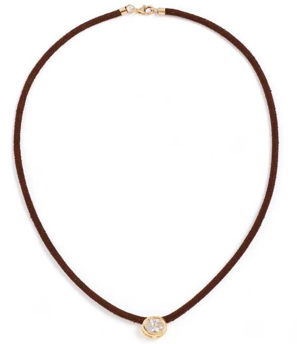 シャシ レディース アクセサリー ネックレス・チョーカー レース SHASHI Lassolitaire Cord Collar Necklace Brown ブラウン