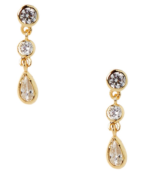 シャシ レディース アクセサリー ピアス・イヤリング SHASHI Jenny Multi Stone Linearrings Gold ゴールド