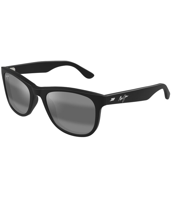 マウイ体育館 レディース 添え物 サングラス・アイウェア 足し加える大いさ Maui Jim Unisex Polarized Plus 2 53粍 Wayfarer Sunglasses Matte Black 黒いこと