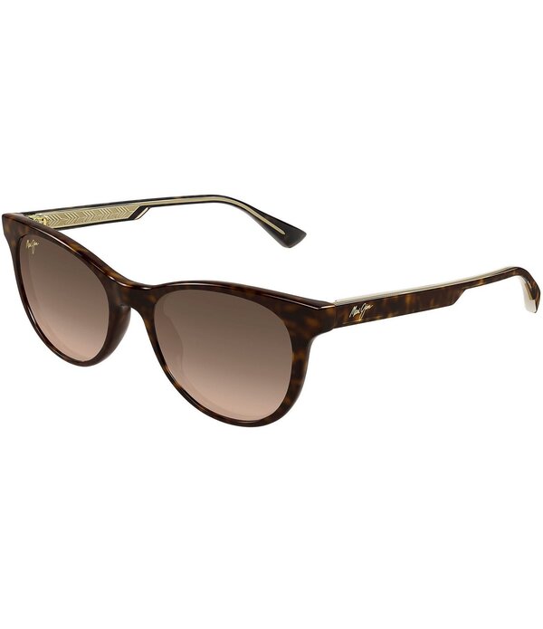 マウイ体育館 レディース 添え物 サングラス・アイウェア 足し加える大いさ Maui Jim Women\u0027s Lonomea Polarized Plus 2 52粍 Wayfarer Sunglasses Dark Tortoise