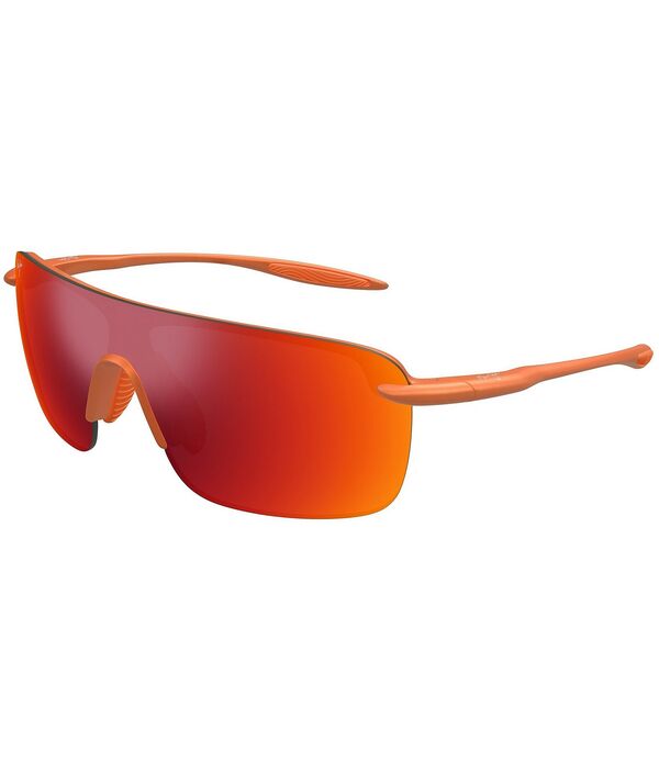 マウイ体育館 レディース 佩び物 サングラス・アイウェア 足し加える大きさ Maui Jim Unisex Palulu Polarized Plus 2 99粍 Shield Sunglasses Metallic Matte Orange オレンジ色