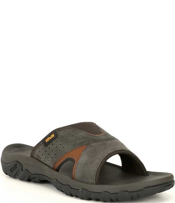 テバ メンズ シューズ サンダル スエード Teva Men's Katavi 2 Suede Slide Sandals Bungee Cord