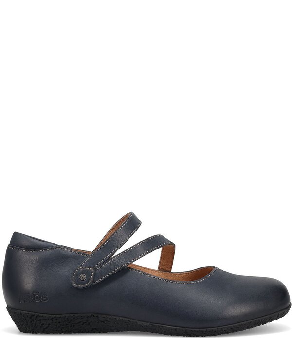 タオスフットウェア レディース シューズ パンプス なめし革 Taos Footwear Banter Leather Mary Jane Flats Navy 米国海軍