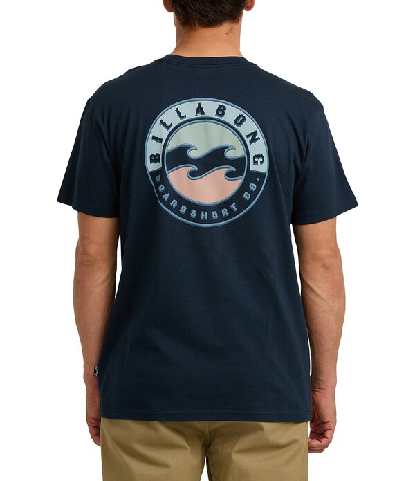 散らし広告ボン メンズ トップス プルオーバー Billabong Short Sleeve Hollow Premium T-Shirt Navy 米国海軍