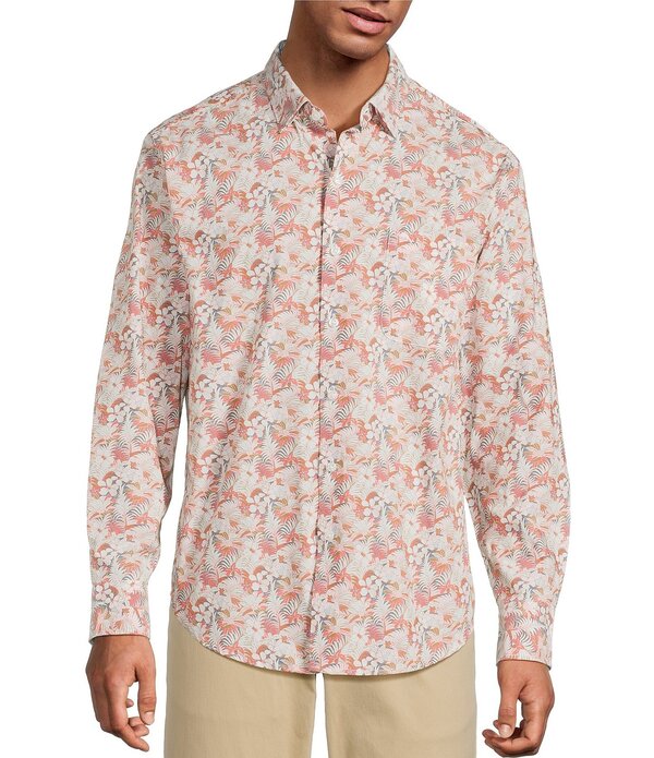 トッミーバハマ メンズ トップス シャツ Tommy Bahama Sarasota Stretch Breeze Blooms Long Sleeve Woven Shirt Dew Drop｜ReVida 店