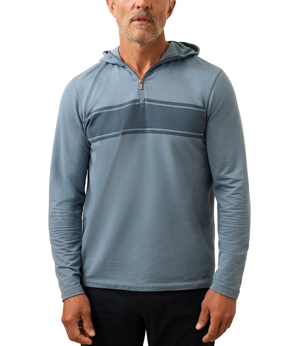 ファレティ メンズ アウター パーカー・スウェット Faherty Movement Hoodie Aqua Ocean Feeder アクア 32,370円