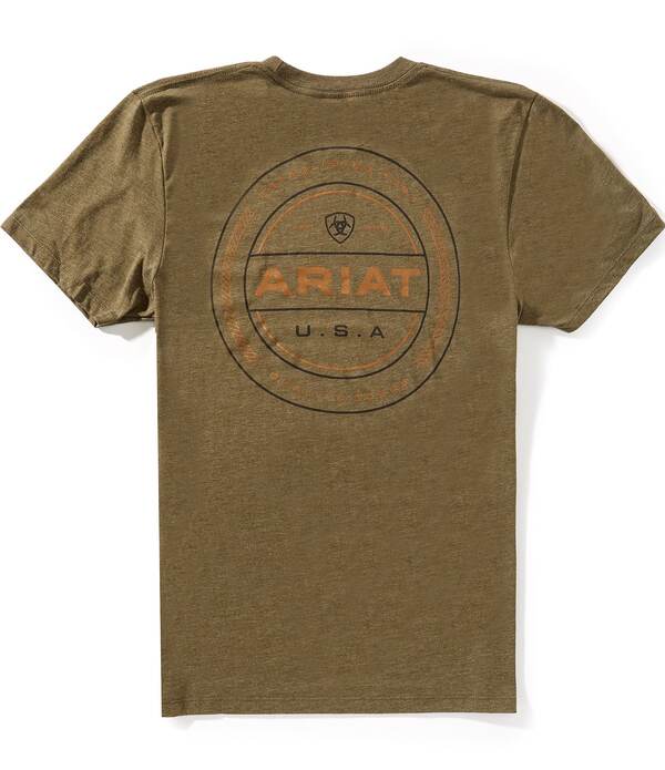 アリアト メンズ トップス プルオーバー Ariat Roperseal Short Sleeve T-Shirt Green 緑であること