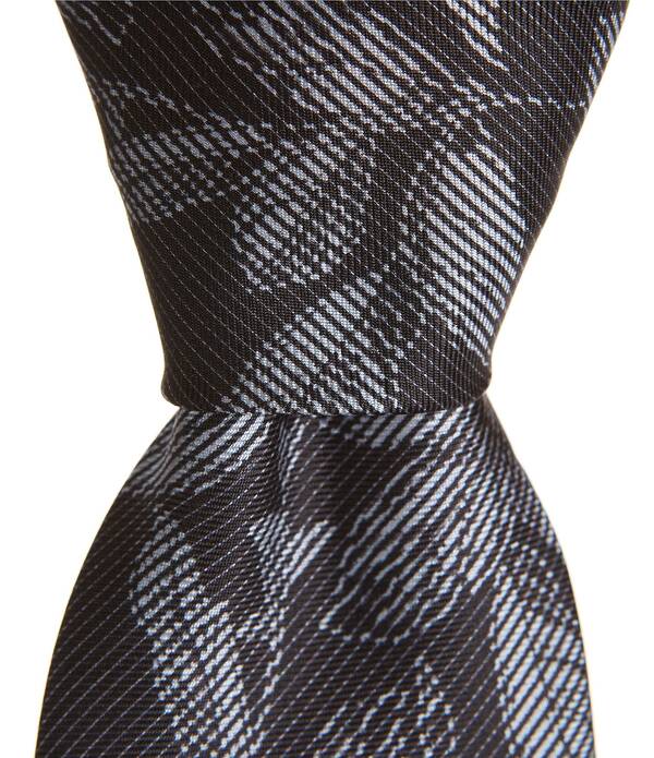 ムラノ メンズ アクセサリー ネクタイ プリント シルク Murano Bryson Flower Printed 3 Narrowoven Silk Tie Black ブラック