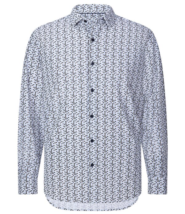 ビスコッティ メンズ トップス シャツ プリントール Visconti Big & Tall Dot Print Performance Stretch Long Sleeve Woven Shirt Multi マルチカラー