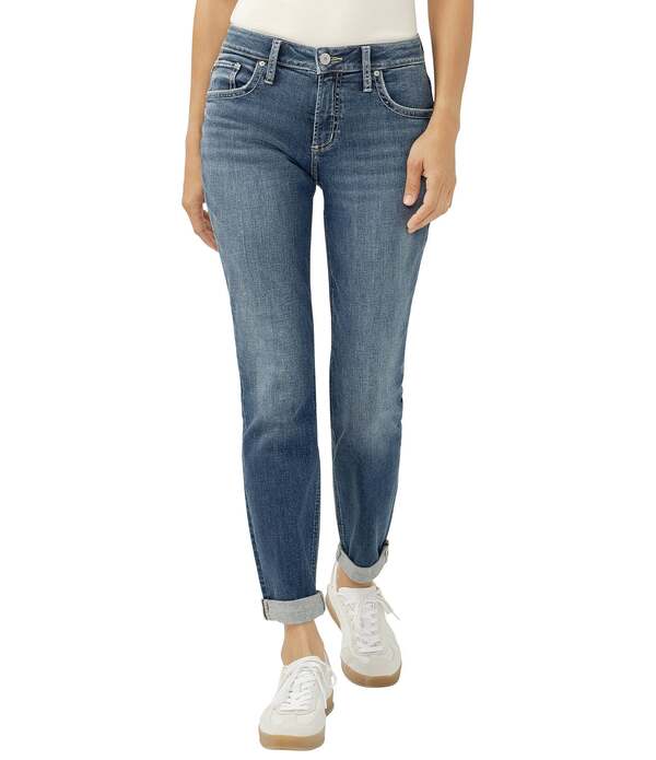 シルバー ジーンズ レディース ボトムス デニムパンツ リラックスフィット Silver Jeans Co. Relaxed Fit Slim Leg Boyfriend Jeanshirley