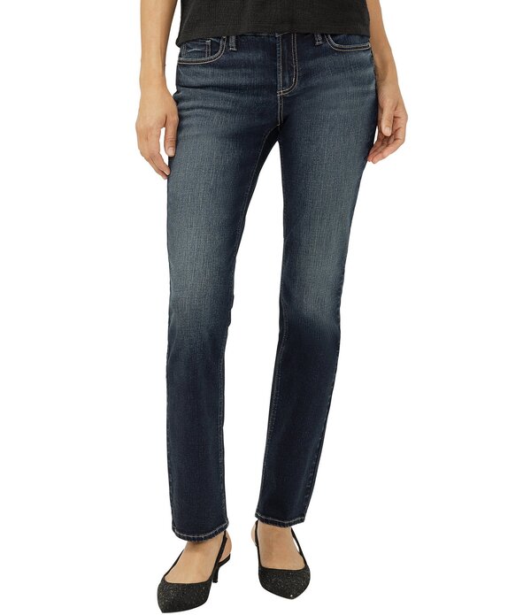 シルバー ジーンズ レディース ボトムス デニムパンツ ストレート Silver Jeans Co. Elyse Curvy Fit Straight Leg Jeans Rosemead
