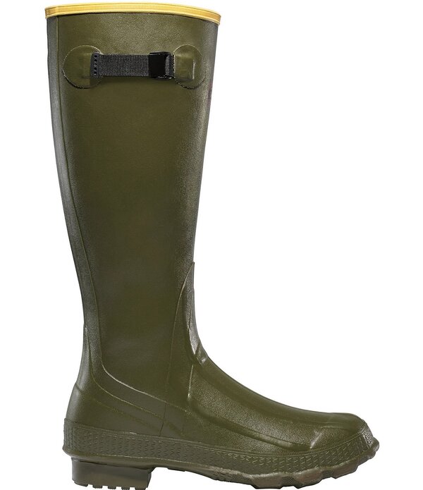 ラクロス メンズ シューズ ブーツ・レインブーツ トール LaCrosse Men's Grange 18 Tall Waterproof Rubber Hunting Work Boots OD Green グリーン｜ReVida 店