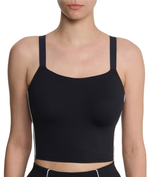 ナトリ レディース アンダーウェア ブラジャー Natori Explore Built-In Bra Convertible Tank Top Black/White ホワイト