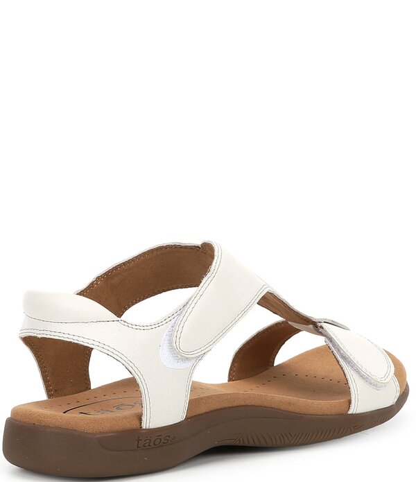 タオスフットウェア レディース シューズ パンプス サンダル なめし革 Taos Footwear The Show Leather Sandals White 白いこと