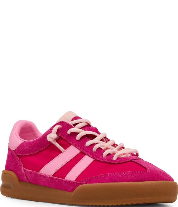 スティーブ マデン レディース ボトムス カジュアルパンツ スニーカー レース Steve Madden Verdict Lace Up Sneakers Bright Pink ピンク
