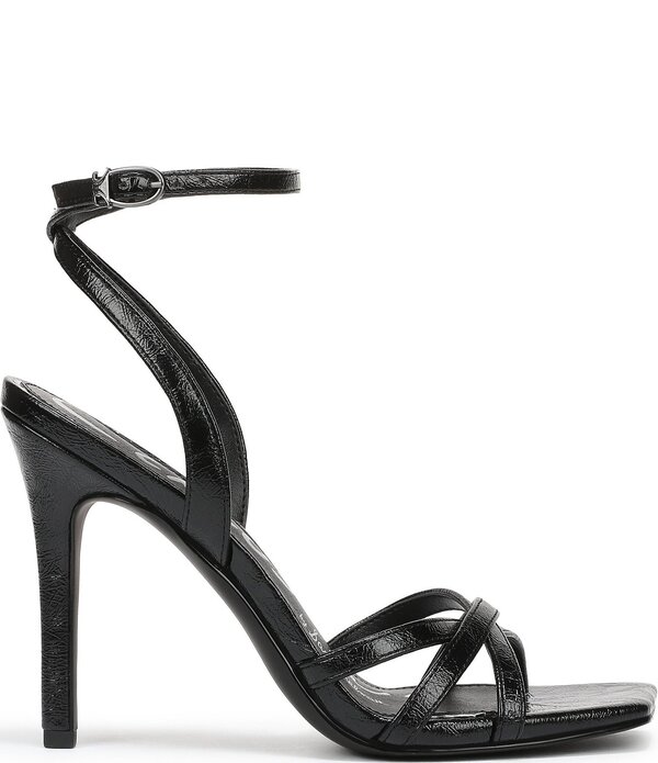 サムエデルマン レディース シューズ サンダル アンクル Circus NY by Sam Edelman Bria Patent Ankle Strap Dressandals Black ブラック