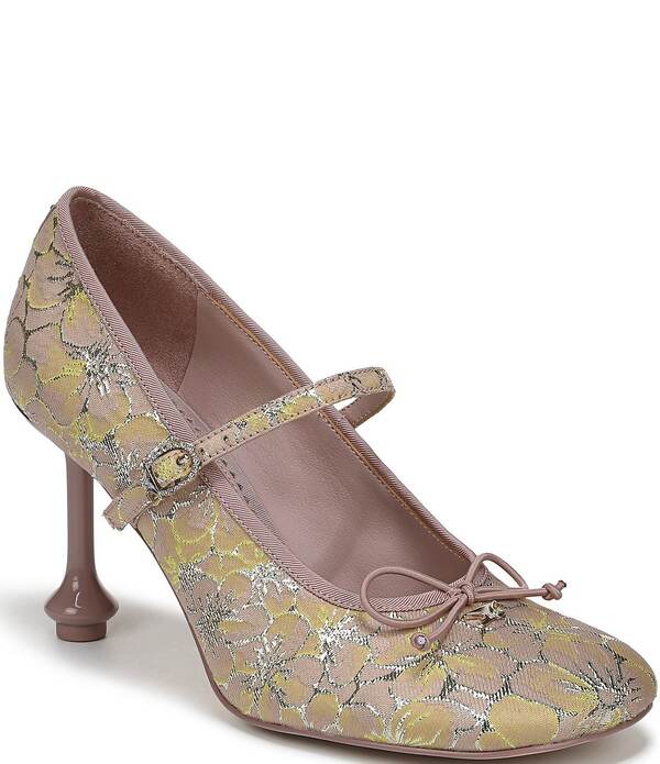 サムエデルマン レディース シューズ ヒール フラワー柄 フラワー Circus NY by Sam Edelman Vivian Floral Jacquard Bow Mary Jane Ballet Dress Pumps Ballet Blush Multi ブラッシュ|ReVida 店