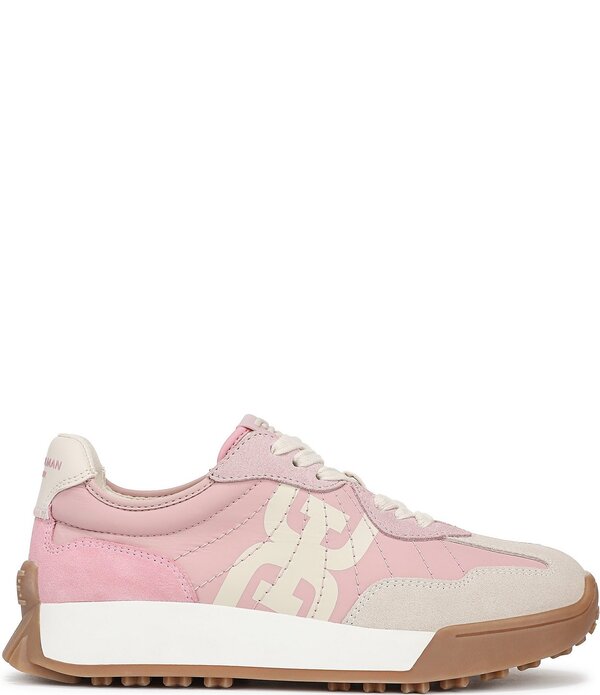 サムエデルマン レディース ボトムス カジュアルパンツ プラットフォーム スニーカー ロゴ Sam Edelman Langley Logo Detail Retro Platform Sneakers Rose Blush/Primrose Pink ピンク｜ReVida 店
