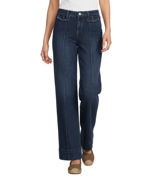 エヌワイディージェイ レディース ボトムス デニムパンツ ワイドレッグ アンクル ジーンズ NYDJ Teresa LiftuckR Technology Teresa Wide Leg Ankle Jeans Louvre Sapphire サファイア