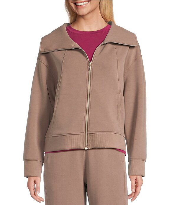 ウエストバウンド レディース アウター コート ジャケット Westbound Jacquard Long Sleeve Zipper Front Jacket Vintage Taupe トープ 20,286円