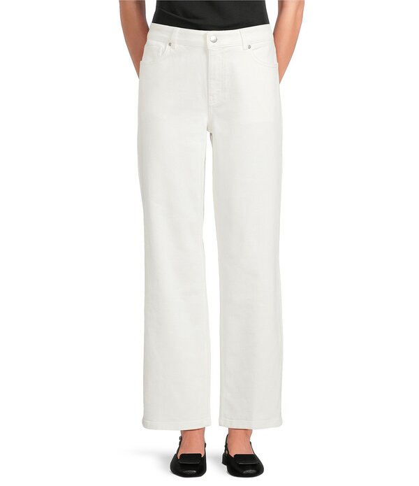 アレックスマリー レディース ボトムス デニムパンツ ワイドレッグ ジーンズ Alex Marie Kendall Wide Leg Denim Jeans White ホワイト