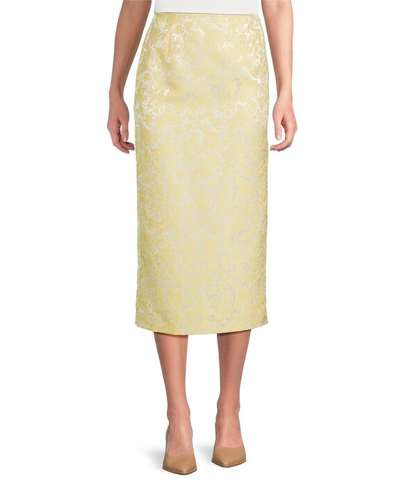 プレストンアンドヨーク レディース ボトムスカート Preston & York Blaire Coordinating Brocade Skirt Dandelion