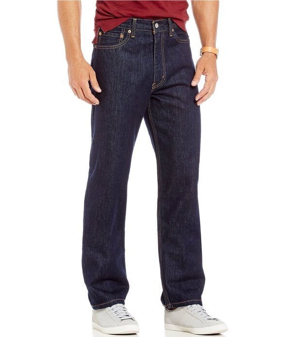リーバイス メンズ ボトムス デニムパンツ リラックスフィット ストレート ジーンズ Levi'sR 550 Relaxed Fit Straight Leg Jeans Dark Rinse