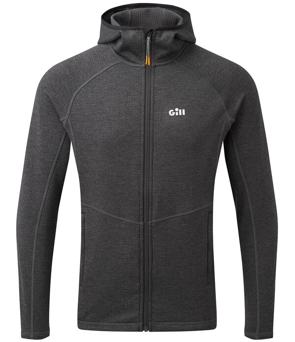 ギル メンズ アウター パーカー・スウェット Gill Slim-Fit Dart Performance Stretch Full-Zip Hoodie Steel Grey グレー