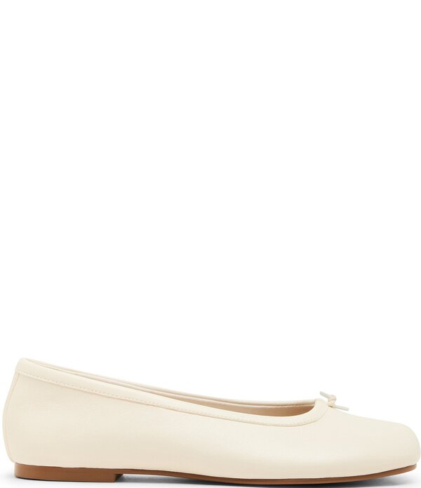 スティーブ マデン レディース シューズ パンプス レザー Steve Madden Calico Leather Splitoe Ballet Flats Bone