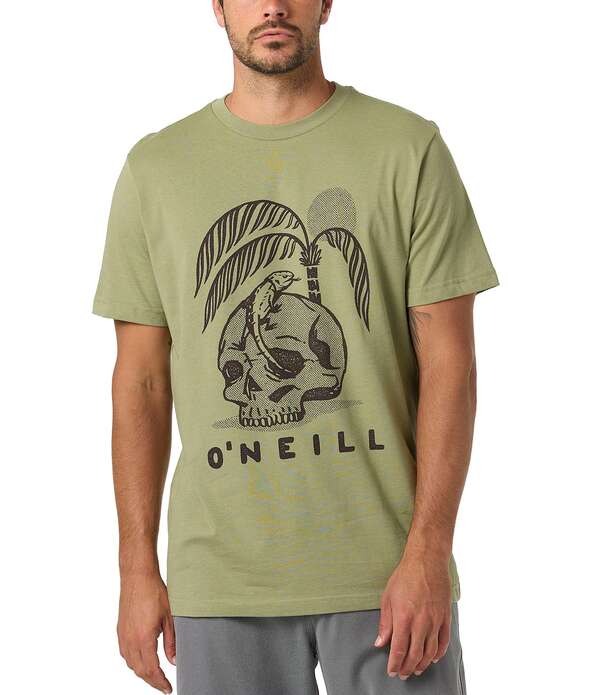 オニール メンズ トップス シャツ O'Neill Skulliosishort Sleeve T-Shirt Oil Green グリーン 9,105円