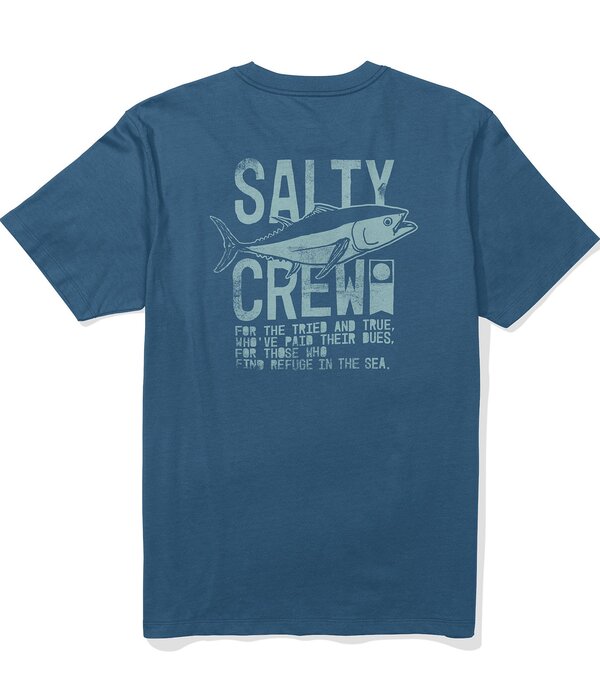 ソルティークルー メンズ トップス プルオーバー Salty Crew Tried And True Short Sleeve T-Shirt Cast Blue 青色