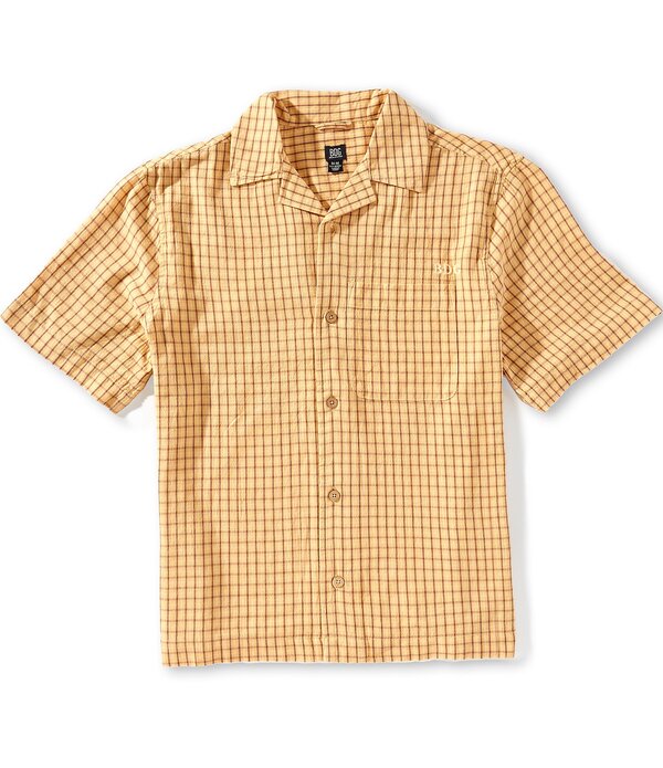アーバンアウトフィッターズ メンズ トップス シャツ BDG Urban Outfitters BDG Urban Checked Short Sleeve Boxy Woven Shirt Yellow イエロー|ReVida 店