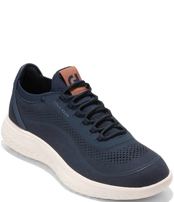 コールハーン メンズ シューズ スニーカー Cole Haan Men's Generation ZEROGRAND III Sneakers Navy Blazer/British Tan/Ivory アイボリー|ReVida 店