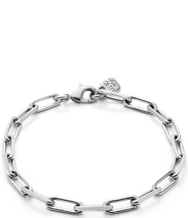 ウノデ 50 レディース アクセサリー ブレスレット・バングル・アンクレット UNOde50 Pulseras Paperclip Chain Line Bracelet Silver シルバー