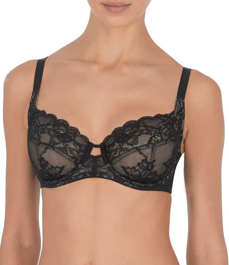 ナトリ レディース アンダーウェア ブラジャー Natori Statement Full Figure Underwire Cut and Sewn Bra Black/Cafe ブラック