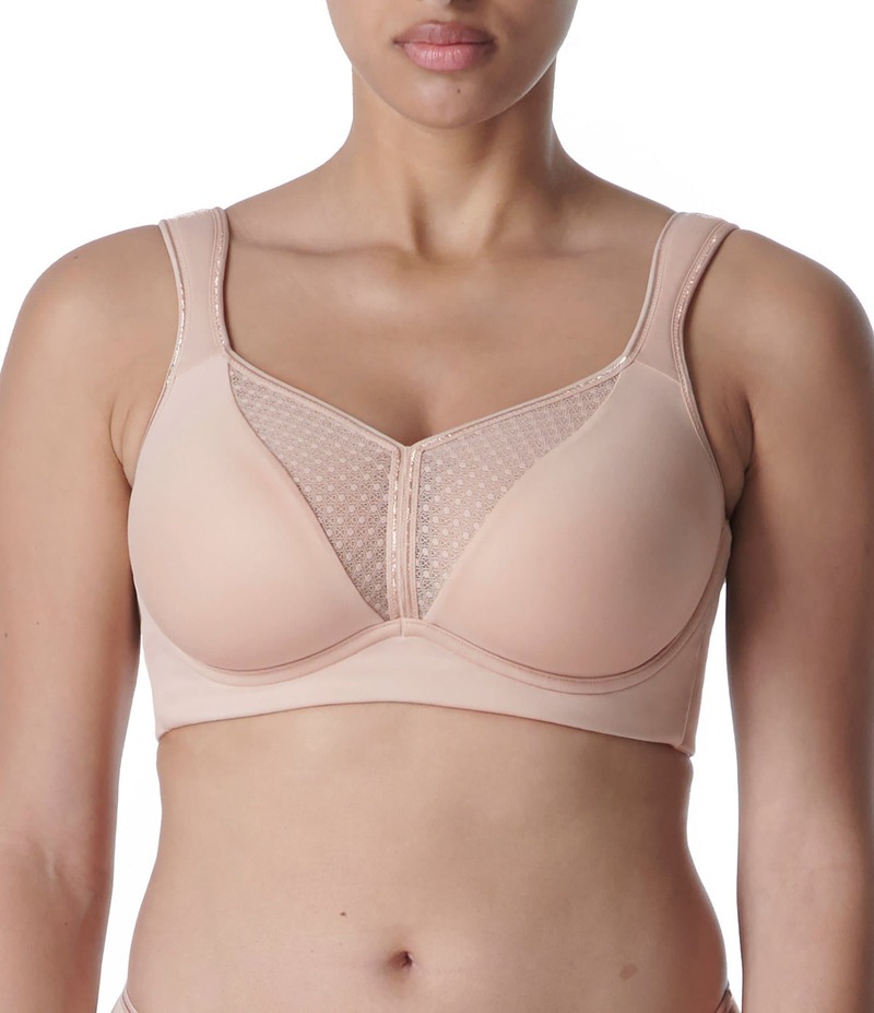 シモーヌペレール レディース アンダーウェア ブラジャー Simone Perele Harmony High Impact Underwire Convertible Sports Bra Yogi Pink ピンク