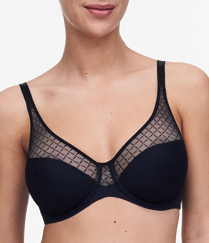 シャントル レディース アンダーお召しもの ブラ Chantelle Norah Chic Underwire Bra Black 黒いこと レディース-インナー・下着・ランジェリー